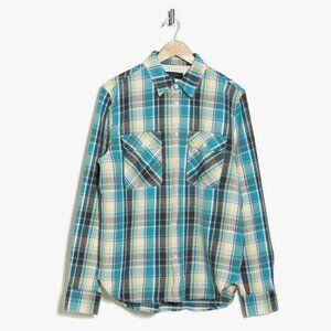 Rag & Bone Jack Engineered Plaid Shirt Size M